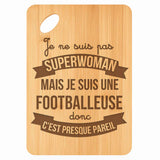 Planche bambou gravée personnalisée femme idée cadeau Fête des Mères apéro 30×20 prénom cuisine plateau fromage anniversaire noel maman mamie