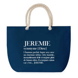 Sac de plage Bleu anse corde Jeremie Définition Homme