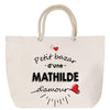 Sac Fête des Mères Mamie Famille Idée Cadeau anniversaire Noël Travail Boulot Métier Départ Retraite Collègue Femme cabas shopping plage