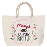 Sac Fête des Mères Mamie Famille Idée Cadeau anniversaire Noël Travail Boulot Métier Départ Retraite Collègue Femme cabas shopping plage