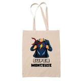 Sac Fête des Mères Mamie Famille Idée Cadeau anniversaire Noël Travail Boulot Métier Départ Retraite Collègue Femme cabas shopping plage