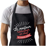 Cadeau Cuisinier cuisinière mère maman papa père mamie papi Vêtement Blouse de protection Barbecue Jardinage Tablier de Travail Tâches ménagères 