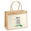 Sac Fête des Mères Mamie MAman Soeur Femme Famille Idée Cadeau anniversaire Noël Travail Boulot Métier Départ Retraite Collègue Femme cabas shopping plage