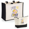Cabas homme ou femme sac plage ou shopping tote bag pochette trousse Idée cadeau original pour anniversaire Noël travail départ retraite collègue famille fete des mères fetes des pères papa maman mamie papi