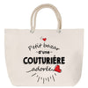 Sac Fête des Mères Mamie Famille Idée Cadeau anniversaire Noël Travail Boulot Métier Départ Retraite Collègue Femme cabas shopping plage
