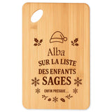 Planche à découper cadeau Noël famille amis papa maman mamie papi, idée cadeau apéro et cuisine, Secret Santa