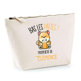 Trousse pochette de rangement maquillage Fête des Mères Mamie Famille Idée Cadeau anniversaire Noël Travail Boulot Métier Départ Retraite Collègue Femme