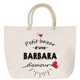 Sac Fête des Mères Mamie Famille Idée Cadeau anniversaire Noël Travail Boulot Métier Départ Retraite Collègue Femme cabas shopping plage
