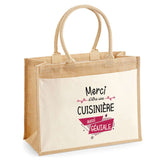 Sac Fête des Mères Mamie MAman Soeur Femme Famille Idée Cadeau anniversaire Noël Travail Boulot Métier Départ Retraite Collègue Femme cabas shopping plage