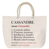 Sac Fête des Mères Mamie Famille Idée Cadeau anniversaire Noël Travail Boulot Métier Départ Retraite Collègue Femme cabas shopping plage