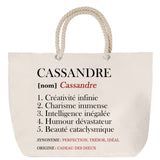 Sac Fête des Mères Mamie Famille Idée Cadeau anniversaire Noël Travail Boulot Métier Départ Retraite Collègue Femme cabas shopping plage