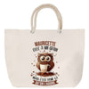 Sac Fête des Mères Mamie Famille Idée Cadeau anniversaire Noël Travail Boulot Métier Départ Retraite Collègue Femme cabas shopping plage