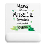 Tapis de souris ergonomique avec repose-poignet, accessoire bureau pour femme et homme, fête des pères, cadeau pas cher, idée cadeau fête des mères, secret santa, départ à la retraite, télétravail et gaming