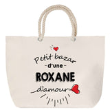 Sac Fête des Mères Mamie Famille Idée Cadeau anniversaire Noël Travail Boulot Métier Départ Retraite Collègue Femme cabas shopping plage