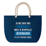 Sac de plage Bleu anse corde Bernard Parfait