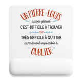 Tapis de souris ergonomique avec repose-poignet, accessoire bureau pour femme et homme, fête des pères, cadeau pas cher, idée cadeau fête des mères, secret santa, départ à la retraite, télétravail et gaming