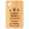 Planche à découper cadeau Noël famille amis papa maman mamie papi, idée cadeau apéro et cuisine, Secret Santa