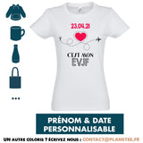 Cadeau Destination EVJF Prénom Personnalisable - Planetee