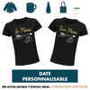 Cadeau femme Mariée Date EVJF Personnalisable - Planetee