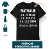 Cadeau Femme Prénom Départ Retraite Personnalisable - Planetee