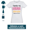 Cadeau Mariage Appelez moi Madame Nom & Date Personnalisables - Planetee