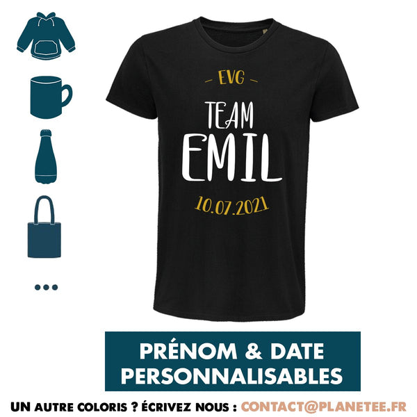 Cadeau Team EVJG EVG Prénoms & Date Personnalisables - Planetee