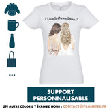 Cadeau Veux-tu être mon témoin ? Mariée blonde EVJF Personnalisable - Planetee