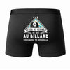 Caleçon Une légende Te Forma Billard - Dos - Humour Boxer Coton Motif Métier Idée Cadeau Anniversaire Noël Homme
