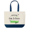 Sac de shopping bleu Meilleure Cheffe de Chantier de tous les temps