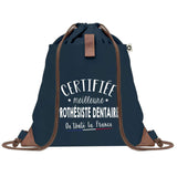 sac a dos femme bleu coton recycle avec pochette cadeau original pour collegue amie prof ou soeur idee cadeau femme noel anniversaire secret santa ou depart a la retraite sac pratique chic et ecoresponsable design breton elegant