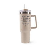 Mug isotherme Beige Tess Une Super Collègue