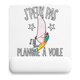 Tapis de souris ergonomique avec repose-poignet, accessoire bureau pour femme et homme, fête des pères, cadeau pas cher, idée cadeau fête des mères, secret santa, départ à la retraite, télétravail et gaming