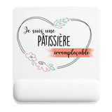 Tapis de souris ergonomique avec repose-poignet, accessoire bureau pour femme et homme, fête des pères, cadeau pas cher, idée cadeau fête des mères, secret santa, départ à la retraite, télétravail et gaming