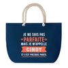 Sac de plage Bleu anse corde Cindy Parfaite