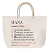 Sac Fête des Mères Mamie Famille Idée Cadeau anniversaire Noël Travail Boulot Métier Départ Retraite Collègue Femme cabas shopping plage
