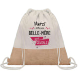Sac Fête des Mères Mamie Maman Cadeau anniversaire Noël Travail Métier Départ Retraite Collègue Femme cabas shopping plage