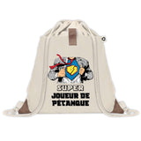 Sac à dos avec pochette Super Joueur de Pétanque