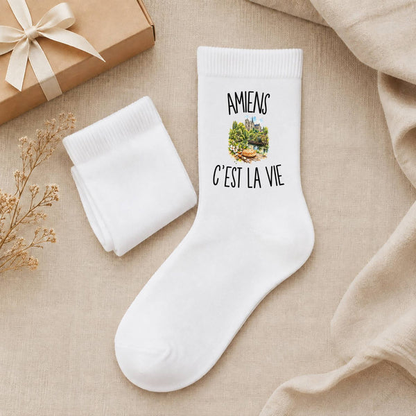 Chaussettes Homme Femme Amiens c’est la vie
