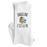 Chaussettes Homme Femme Barcelone c’est la vie