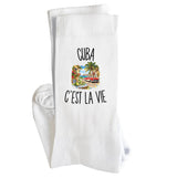 Chaussettes Homme Femme Cuba c’est la vie