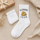 Chaussettes Homme Femme Être boulangère c'est la vie