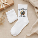 Chaussettes Homme Femme Être surveillante c'est la vie