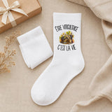 Chaussettes Homme Femme Être viticultrice c'est la vie