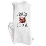 Chaussettes Homme Femme L’Œnologie c’est la vie
