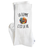 Chaussettes Homme Femme La Flemme c’est la vie