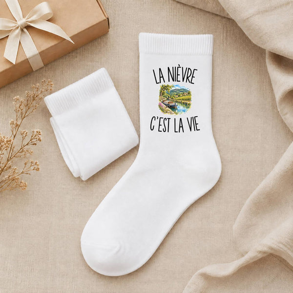 Chaussettes Homme Femme La Nièvre c’est la vie