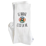 Chaussettes Homme Femme Le Bridge c’est la vie