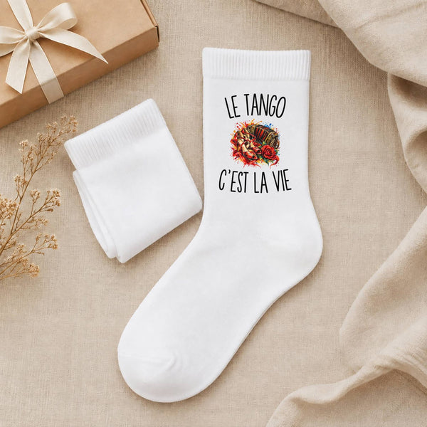 Chaussettes Homme Femme Le Tango c’est la vie