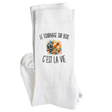 Chaussettes Homme Femme Le Tournage sur Bois c’est la vie
