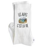 Chaussettes Homme Femme Les Alpes c’est la vie